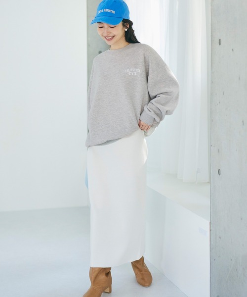 coca（coca）（コカ）の「【WEB限定セール】裏起毛カレッジアソートプリントスウェット（スウェット・レディース・A/B/C/D/E/F・M/L）」の7枚目の写真