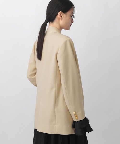 A part by（アパートバイ）の「Wテーラードジャケット（テーラードジャケット・レディース・ブラック/ベージュ/チャコールグレー・FREE）」の5枚目の写真
