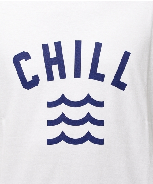 MYE-DO'（マイ・ドゥ）の「GD Tシャツ ”CHILL WAVE”（Tシャツ/カットソー・メンズ・ホワイト/ネイビー/ワイン/ブラック/グリーン/ブラウン・LARGE/MEDIUM/SMALL）」の7枚目の写真