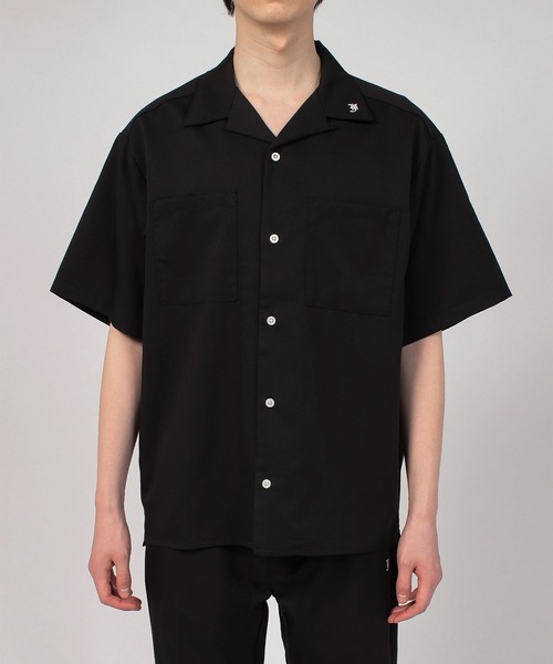 FLEX(フレックス)の「【FLEX】Open collared shirt / オープンカラーシャツ(シャツ/ブラウス・メンズ・ベージュ/ブラック・MEDIUM/LARGE)」の10枚目の写真