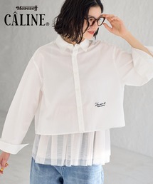 ROPE' PICNIC | CALINE×ROPE' PICNIC/UVカットクロップド丈シャツ(シャツ/ブラウス)