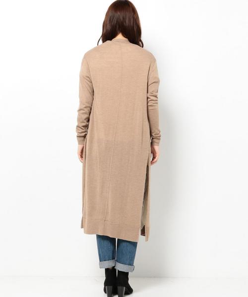 Another Edition（アナザーエディション）の「インナーレースロングカーディガン/AEBC ｲﾝﾅｰﾚｰｽﾛﾝｸﾞCGN◆（カーディガン/ボレロ・レディース・ベージュ/ケリー/ネイビー・ﾌﾘ-）」の17枚目の写真