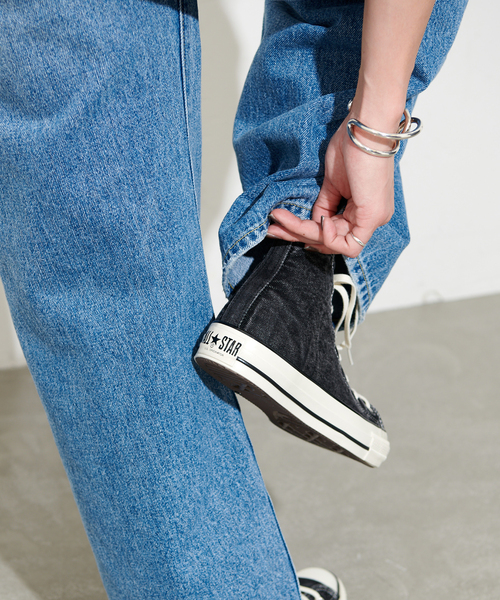 CONVERSE（コンバース）の「【CONVERSE/コンバース】ALLSTAR US AGEDDENIM HI：ハイカットスニーカー（スニーカー・レディース・ブラック・24.5cm/24cm/25cm/23.5cm/23cm）」の3枚目の写真