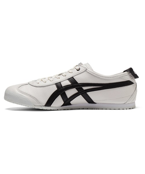 Onitsuka Tiger（オニツカタイガー）の「MEXICO 66 / メキシコ 66（スニーカー・レディース・ホワイト×ブラック・23/24/25/26/27/28/25.5/26.5/27.5/22.5/24.5/23.5/28.5/29）」の5枚目の写真