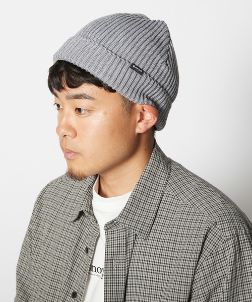 Snow Peak(スノーピーク)の「Pe/Co Knit Cap(ニットキャップ/ビーニー・メンズ・ブラック/グレー/マスタード/ベージュ・ONE SIZE)」の1枚目の写真