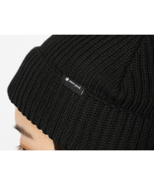 Snow Peak(スノーピーク)の「Pe/Co Knit Cap(ニットキャップ/ビーニー・メンズ・ブラック/グレー/マスタード/ベージュ・ONE SIZE)」の9枚目の写真