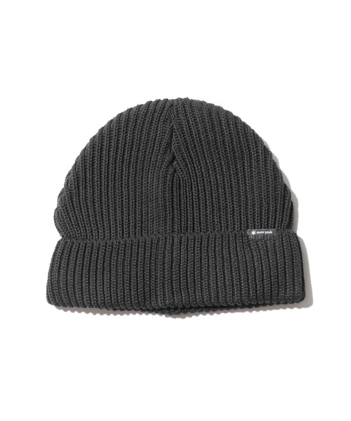 Snow Peak(スノーピーク)の「Pe/Co Knit Cap(ニットキャップ/ビーニー・メンズ・ブラック/グレー/マスタード/ベージュ・ONE SIZE)」の5枚目の写真