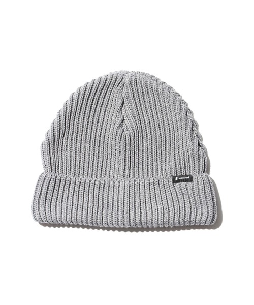 Snow Peak(スノーピーク)の「Pe/Co Knit Cap(ニットキャップ/ビーニー・メンズ・ブラック/グレー/マスタード/ベージュ・ONE SIZE)」の6枚目の写真