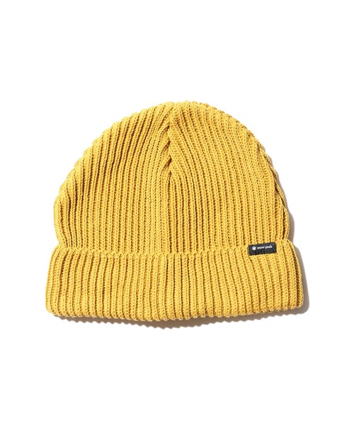 Snow Peak(スノーピーク)の「Pe/Co Knit Cap(ニットキャップ/ビーニー・メンズ・ブラック/グレー/マスタード/ベージュ・ONE SIZE)」の7枚目の写真