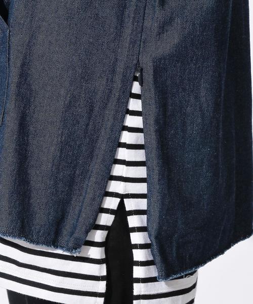 MONKEY TIME(モンキータイム)の「<monkey time> ∴ 6.5ozデニム プルオーバーシャツ◆(シャツ/ブラウス・メンズ・ネイビー・X-LARGE/LARGE/MEDIUM/SMALL)」の10枚目の写真