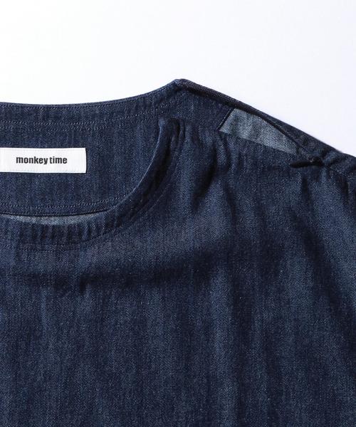 MONKEY TIME(モンキータイム)の「<monkey time> ∴ 6.5ozデニム プルオーバーシャツ◆(シャツ/ブラウス・メンズ・ネイビー・X-LARGE/LARGE/MEDIUM/SMALL)」の12枚目の写真