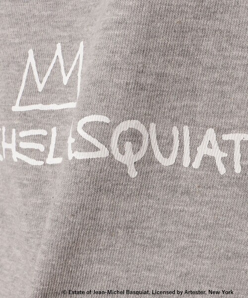 BEAMS T(ビームスティー)の「BEAMS T / BASQUIAT T-SHIRT①(Tシャツ/カットソー・メンズ・オリーブ/グレー・XL/L/M/S)」の5枚目の写真