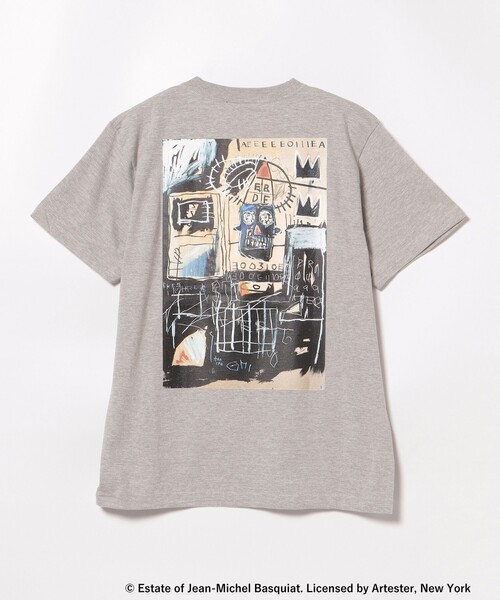 BEAMS T(ビームスティー)の「BEAMS T / BASQUIAT T-SHIRT①(Tシャツ/カットソー・メンズ・オリーブ/グレー・XL/L/M/S)」の8枚目の写真