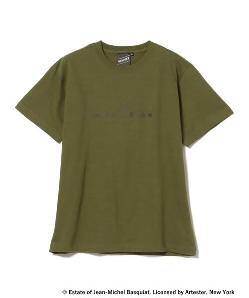 BEAMS T(ビームスティー)の「BEAMS T / BASQUIAT T-SHIRT①(Tシャツ/カットソー・メンズ・オリーブ/グレー・XL/L/M/S)」の9枚目の写真
