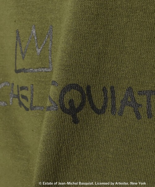 BEAMS T(ビームスティー)の「BEAMS T / BASQUIAT T-SHIRT①(Tシャツ/カットソー・メンズ・オリーブ/グレー・XL/L/M/S)」の11枚目の写真