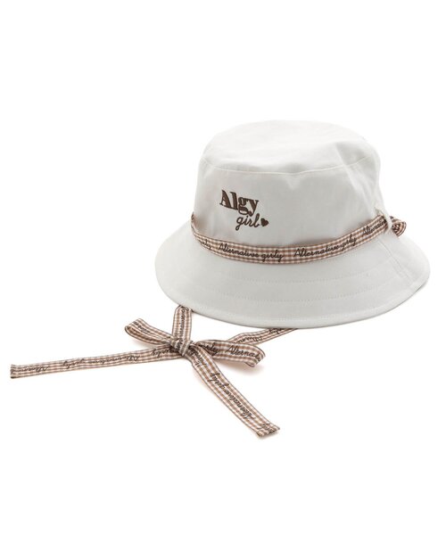 algy(アルジー)の「ロゴりぼん付きバケットハット(ハット・キッズ・ブラック/オフホワイト・MEDIUM/SMALL)」の17枚目の写真