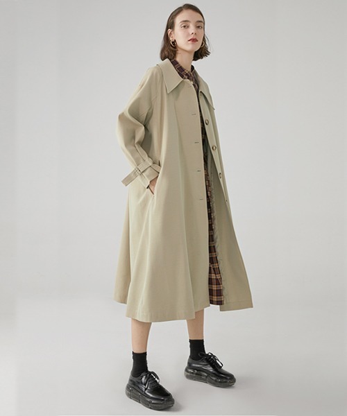 STUDIOS】ステンカラーコート STUDIOUS（ステュディオス）の「THE