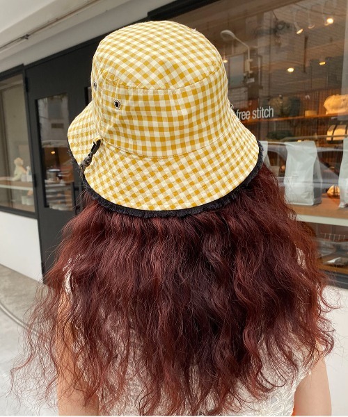 Casselini（キャセリーニ）の「Casselini(キャセリーニ)リバーシブルバケットハット（ハット・レディース・アイボリー/ブラック/ベージュ・FREE）」の9枚目の写真