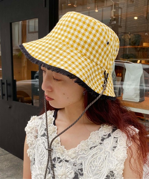 Casselini（キャセリーニ）の「Casselini(キャセリーニ)リバーシブルバケットハット（ハット・レディース・アイボリー/ブラック/ベージュ・FREE）」の8枚目の写真