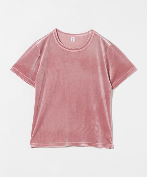 CREDONA VELOUR TEE SHIRTS/ベロアTシャツ VELOUR TEE SHIRTS/ベロアTシャツ（Tシャツ/カットソー