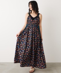 Unitage（ユニテージ）の「配色ボリュームシアーキャミワンピース（ワンピース）」