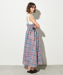 Unitage（ユニテージ）の「配色ボリュームシアーキャミワンピース（ワンピース）」