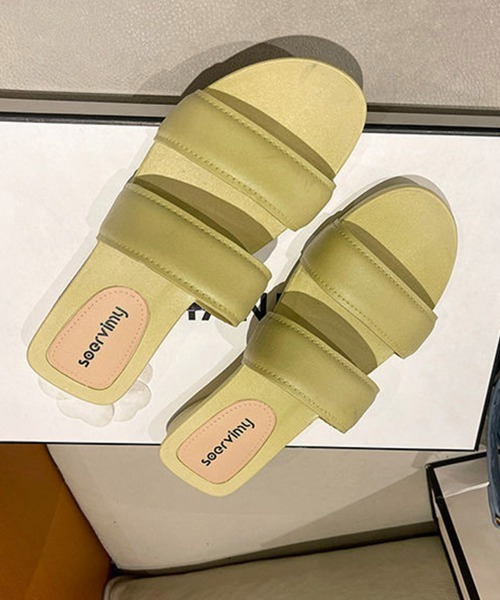 Miniministore(ミニミニストア)の「サンダル レディース ぺたんこ リゾート(サンダル・レディース・ベージュ/ブラック/ピンクベージュ/オフホワイト/ライトイエロー・23.0cm/24.0cm/24.5cm/25.0cm/23.5cm)」の11枚目の写真