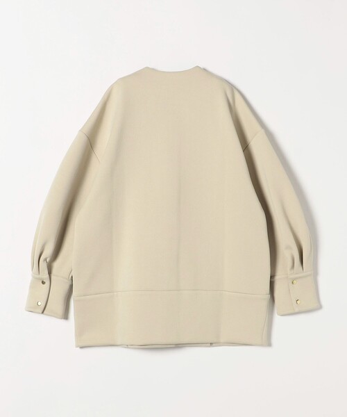 SHIPS any シップス エニィ シャギー ノーカラー コート SHIPS｜SHIPS any: ウール ミックス シャギー ノーカラー