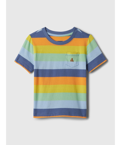 GAP（ギャップ）の「ブラナン フェイバリットTシャツ (幼児)（Tシャツ/カットソー・キッズ・ホワイト/マルチ/グレー・12-18M/18-24M/2 YRS/3 YRS/4 YRS/5 YRS）」の3枚目の写真