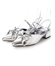 noyau（ノヤウ）の「【新色追加】2WAYリボンストラップミュールパンプス（パンプス）」