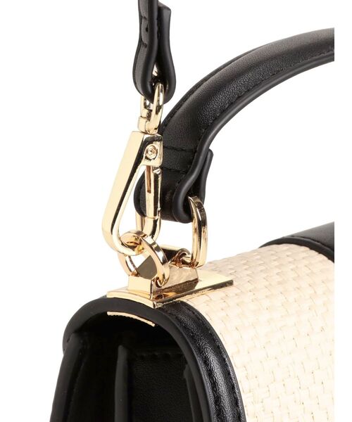 MERCURYDUO（マーキュリーデュオ）の「バイカラーブレードMIXミニBAG（ハンドバッグ・レディース・アイボリー/ブラック・FREE）」の4枚目の写真