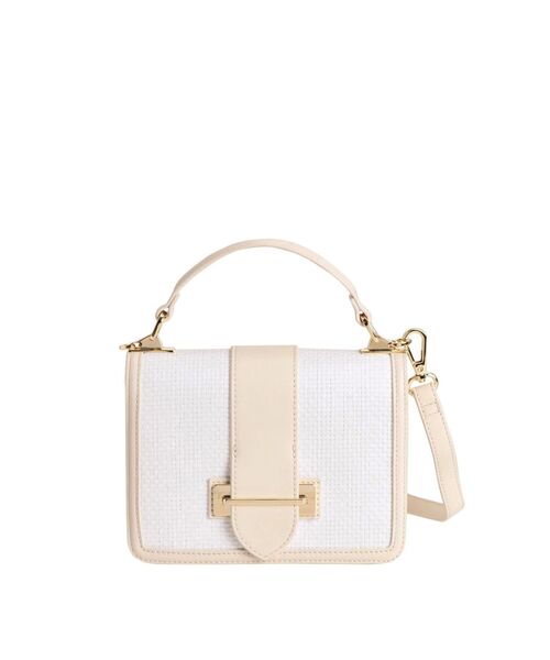 MERCURYDUO（マーキュリーデュオ）の「バイカラーブレードMIXミニBAG（ハンドバッグ・レディース・アイボリー/ブラック・FREE）」の8枚目の写真