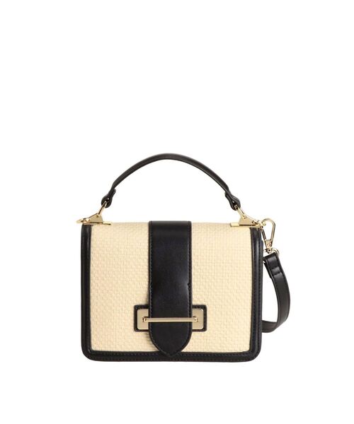 MERCURYDUO（マーキュリーデュオ）の「バイカラーブレードMIXミニBAG（ハンドバッグ・レディース・アイボリー/ブラック・FREE）」の9枚目の写真