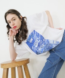 FRUIT OF THE LOOM（フルーツオブザルーム）の「FRUIT OF THE LOOM×亀石将也　GRAPHIC TEE / コラボ / Tシャツ / 半袖 / カジュアル / バック / プリント / ユニセックス（Tシャツ/カットソー）」