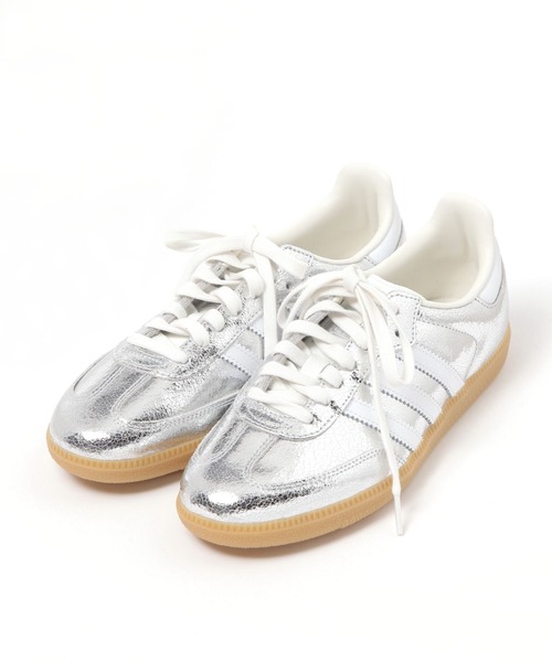 adidas(アディダス)の「【HEREIAM】adidas(アディダス)/SAMBA OG(スニーカー・レディース・ホワイト/ブラック/オフホワイト/シルバー・MEDIUM/SMALL)」の2枚目の写真