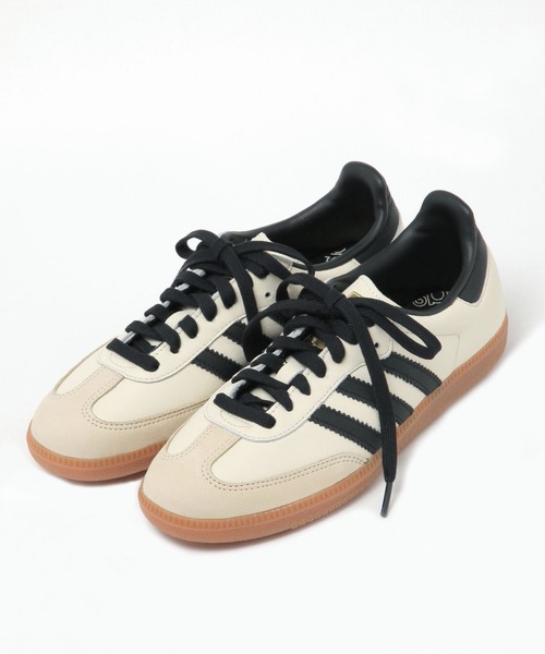 adidas(アディダス)の「【HEREIAM】adidas(アディダス)/SAMBA OG(スニーカー・レディース・ホワイト/ブラック/オフホワイト/シルバー・MEDIUM/SMALL)」の4枚目の写真