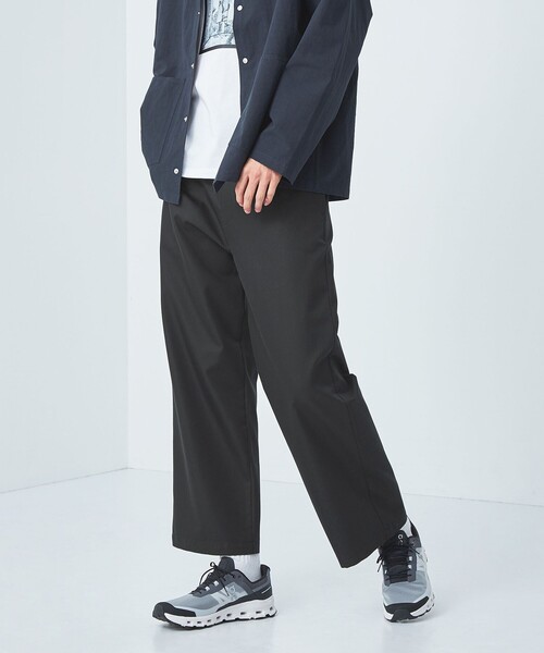 green label relaxing（グリーンレーベルリラクシング）の「TC ツイル ワイド パンツ（その他パンツ・メンズ・ナチュラル/ブラック/ダークブラウン・S/M/L/XL）」の2枚目の写真