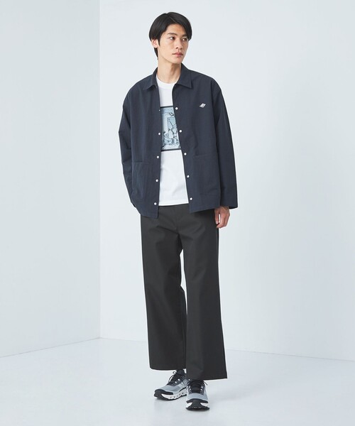green label relaxing（グリーンレーベルリラクシング）の「TC ツイル ワイド パンツ（その他パンツ・メンズ・ナチュラル/ブラック/ダークブラウン・S/M/L/XL）」の5枚目の写真