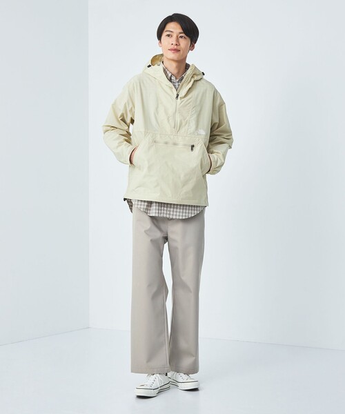 green label relaxing（グリーンレーベルリラクシング）の「TC ツイル ワイド パンツ（その他パンツ・メンズ・ナチュラル/ブラック/ダークブラウン・S/M/L/XL）」の6枚目の写真