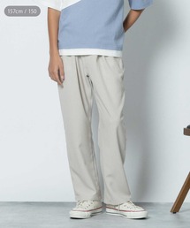 【MPS】麻調合繊ストレートイージーパンツ