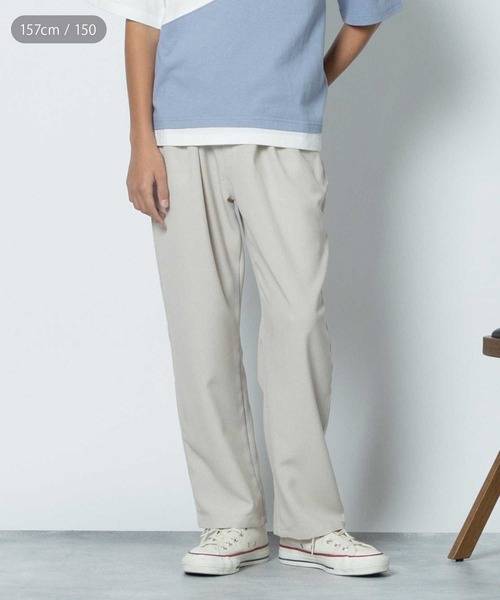 MPS(エムピーエス)の「【MPS】麻調合繊ストレートイージーパンツ(その他パンツ・キッズ・ベージュ/ブラック・110/120/130/140/150/160)」の1枚目の写真