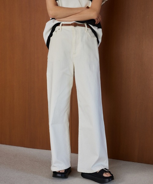 BARNYARDSTORM / ソフトウエストワイドデニムパンツ【『BABALOG