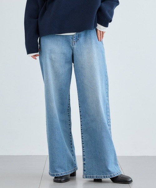 BARNYARDSTORM / ソフトウエストワイドデニムパンツ【『BABALOG