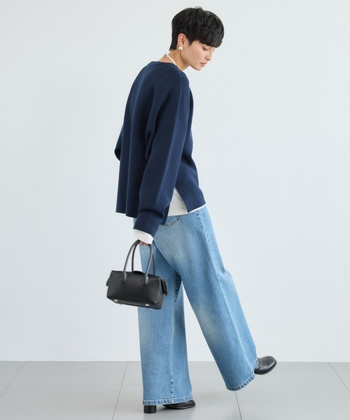 BARNYARDSTORM / ソフトウエストワイドデニムパンツ【『BABALOG