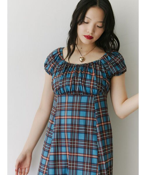 jouetie(ジュエティ)の「フレンチスリーブカットワンピース(ワンピース・レディース・ピンク/ブラウン/ブルー・MEDIUM)」の19枚目の写真