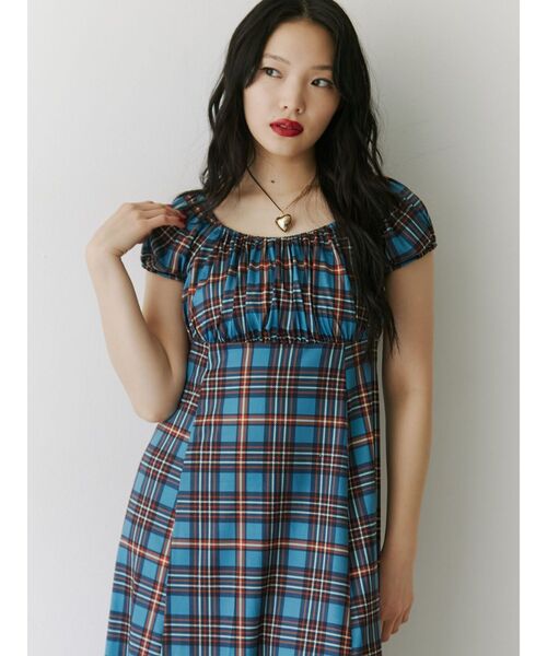 jouetie(ジュエティ)の「フレンチスリーブカットワンピース(ワンピース・レディース・ピンク/ブラウン/ブルー・MEDIUM)」の21枚目の写真