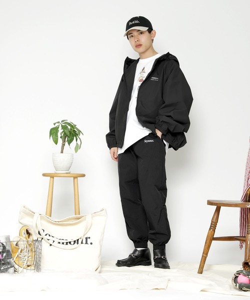 Seymour.(シーモア)の「"RIPSTOP” WATER-REPELLENT HOODED BZ(ナイロンジャケット・メンズ・グレイッシュブルー/ブラック/ベージュ/ネイビー・MEDIUM/LARGE/X-LARGE)」の20枚目の写真