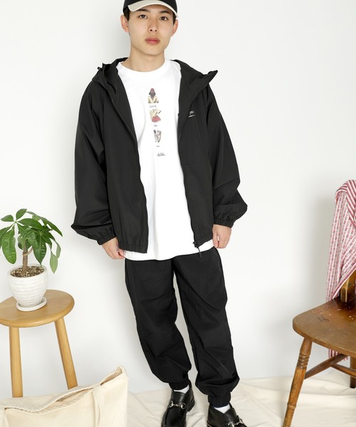 Seymour.(シーモア)の「"RIPSTOP” WATER-REPELLENT HOODED BZ(ナイロンジャケット・メンズ・グレイッシュブルー/ブラック/ベージュ/ネイビー・MEDIUM/LARGE/X-LARGE)」の21枚目の写真