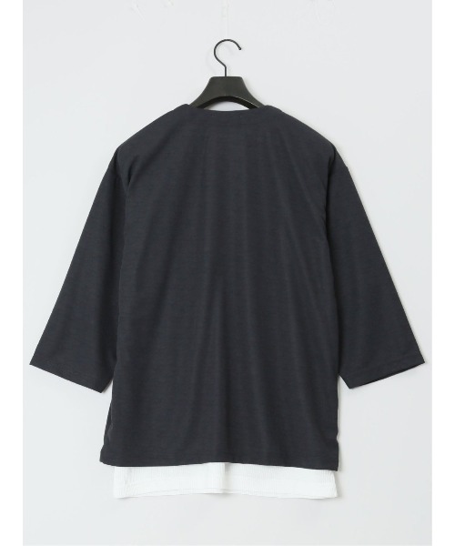 Kaule 7分袖カーディガン&半袖Tシャツ アンサンブル（アンサンブル）｜m.f.editorial（エムエフエディトリアル）