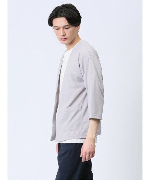 Kaule 7分袖カーディガン&半袖Tシャツ アンサンブル（アンサンブル）｜m.f.editorial（エムエフエディトリアル）